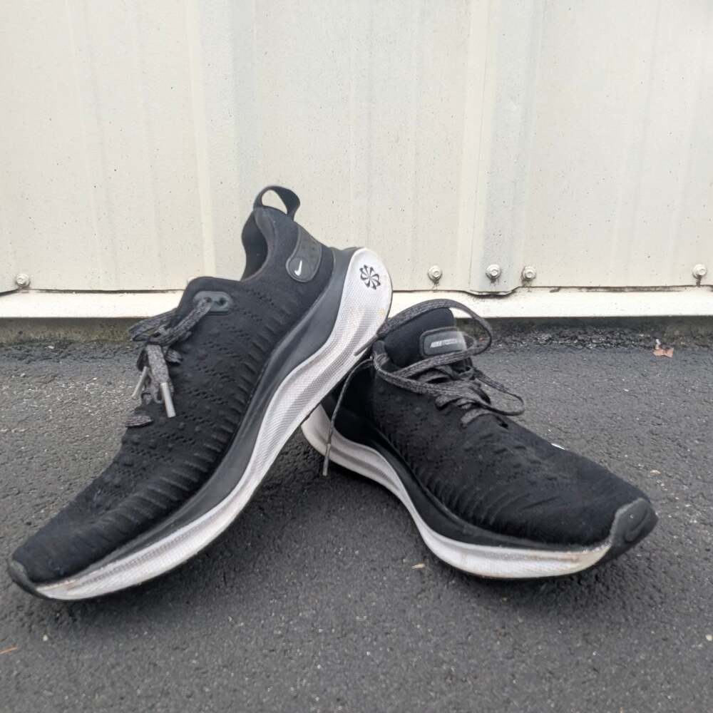 Nike ReactX Infinity Run 4 Black White Dark Grey Men Running Shoes DR2665-001,